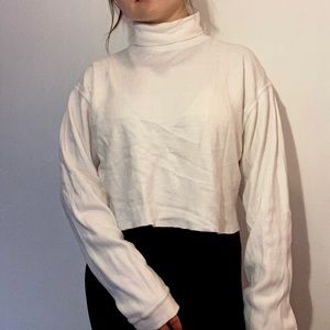 White Turtle Neck